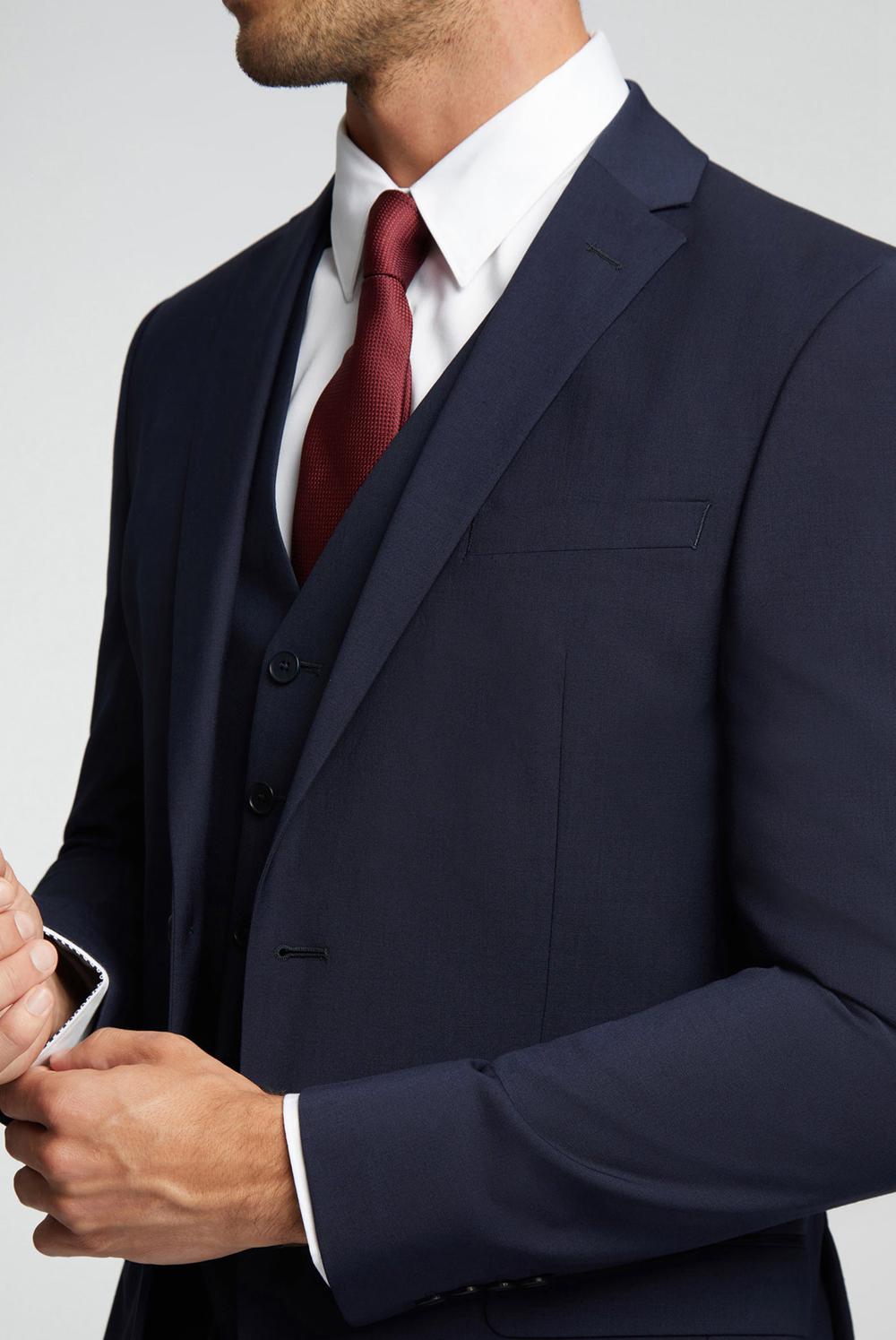 Ted Baker PANAMA - Wool Blend Slim Fit Suit ジャケット メンズ ネイビー | Japan  TPWO-01936