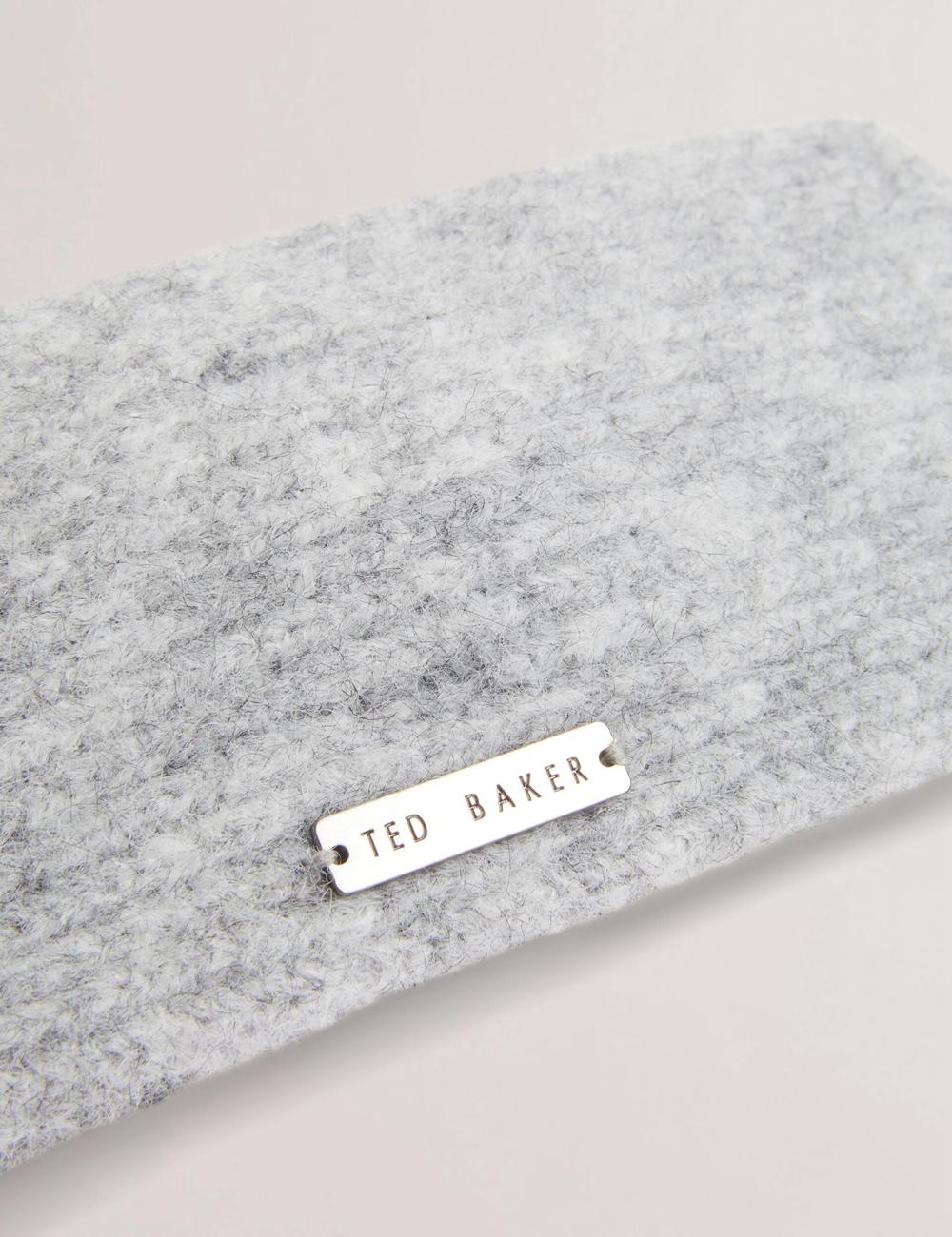 Ted Baker PENAOPA - Rhinestone Detail Knitted ヘッドバンド レディース グレー | Japan  LDUZ-92867