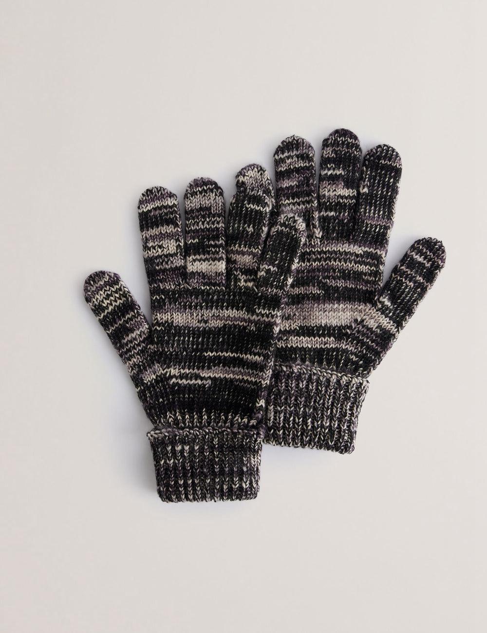 Ted Baker PERCIYS - Marl Knit Ribbed Cuff グローブ メンズ グレー | Japan  LMIW-91640