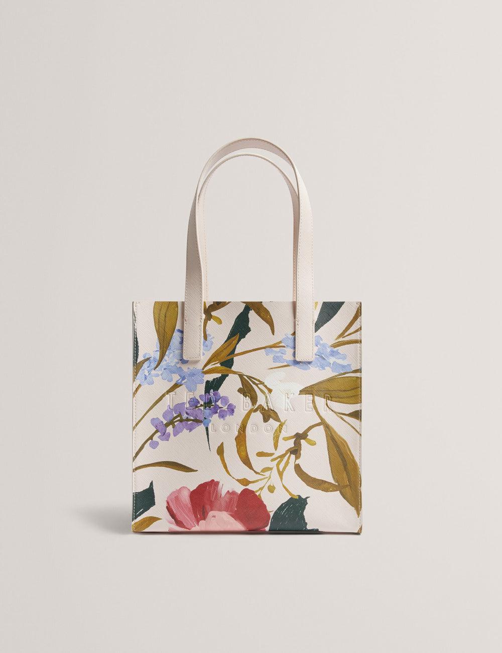 Ted Baker PHYLISA - Floral Print PU Leather Small トートバッグ レディース ピンク | Japan  DKPU-82375