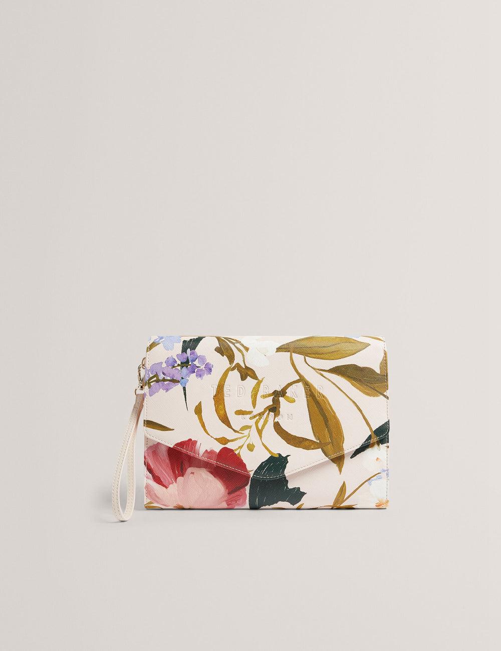 Ted Baker POSEII - Floral Print Envelope Icon Clutch クラッチバッグ レディース ピンク | Japan  OVJW-26540