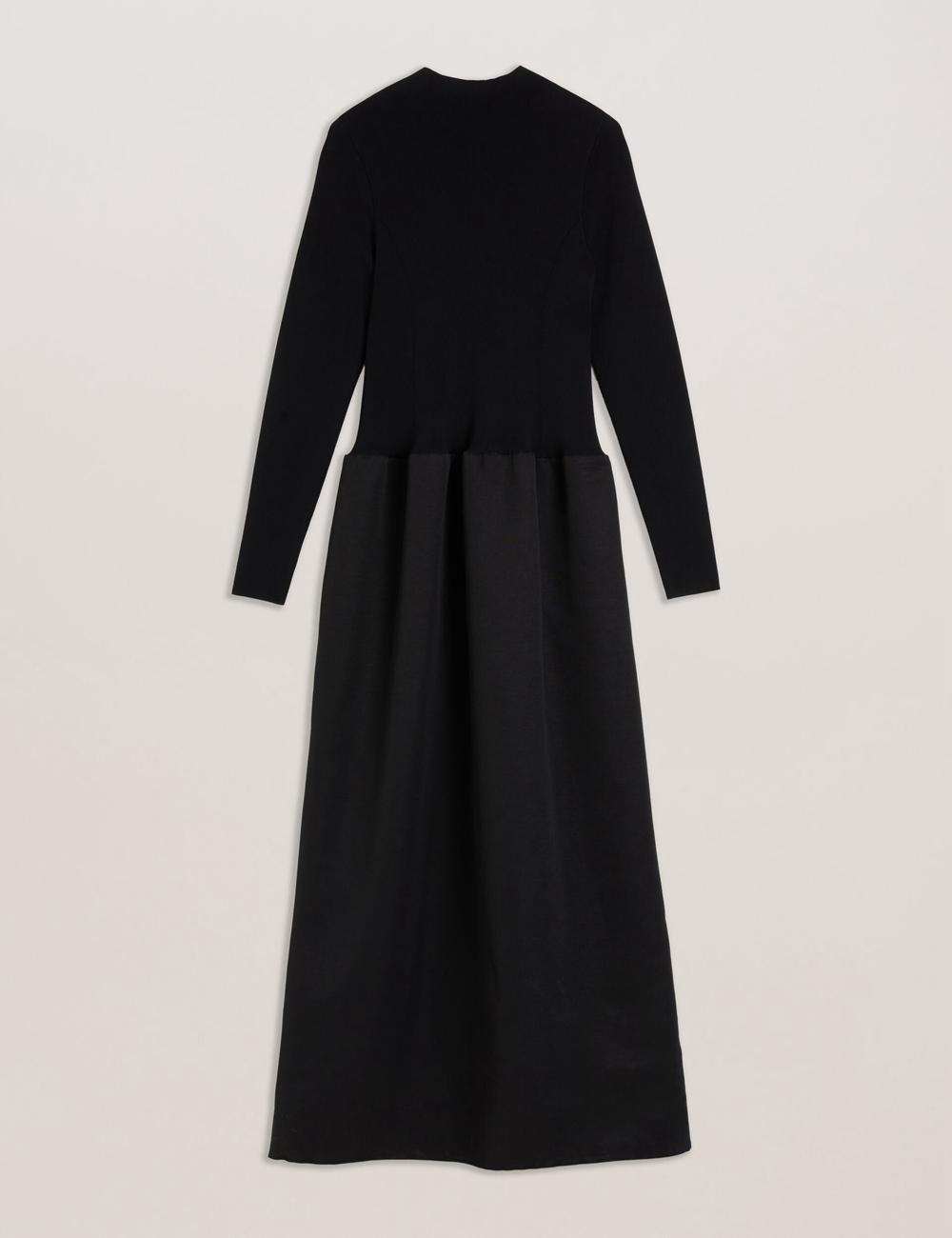 Ted Baker PYLIA - Structured With Knitted Bodice マキシドレス レディース 黒 | Japan  SULH-35861