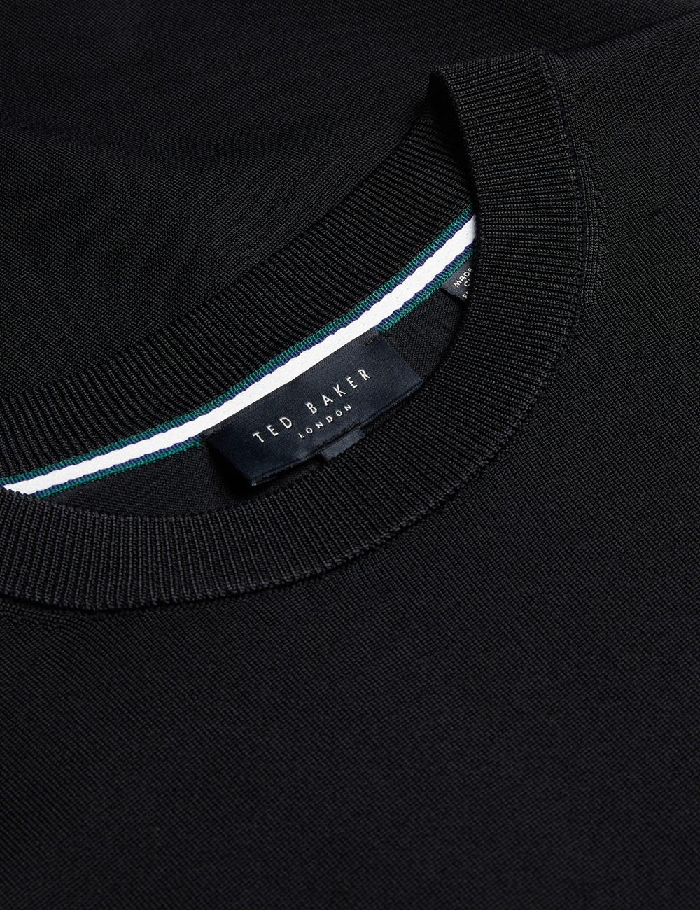 Ted Baker REYON - Rayon Crew Neck Short Sleeve Tシャツ メンズ 黒 | Japan  KZPT-92074