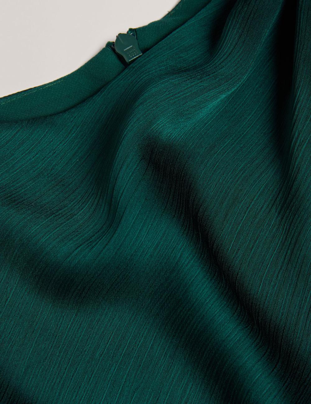 Ted Baker RIMINI - Chiffon Drape Neck Detail マキシドレス レディース 緑 | Japan  UEAK-28451