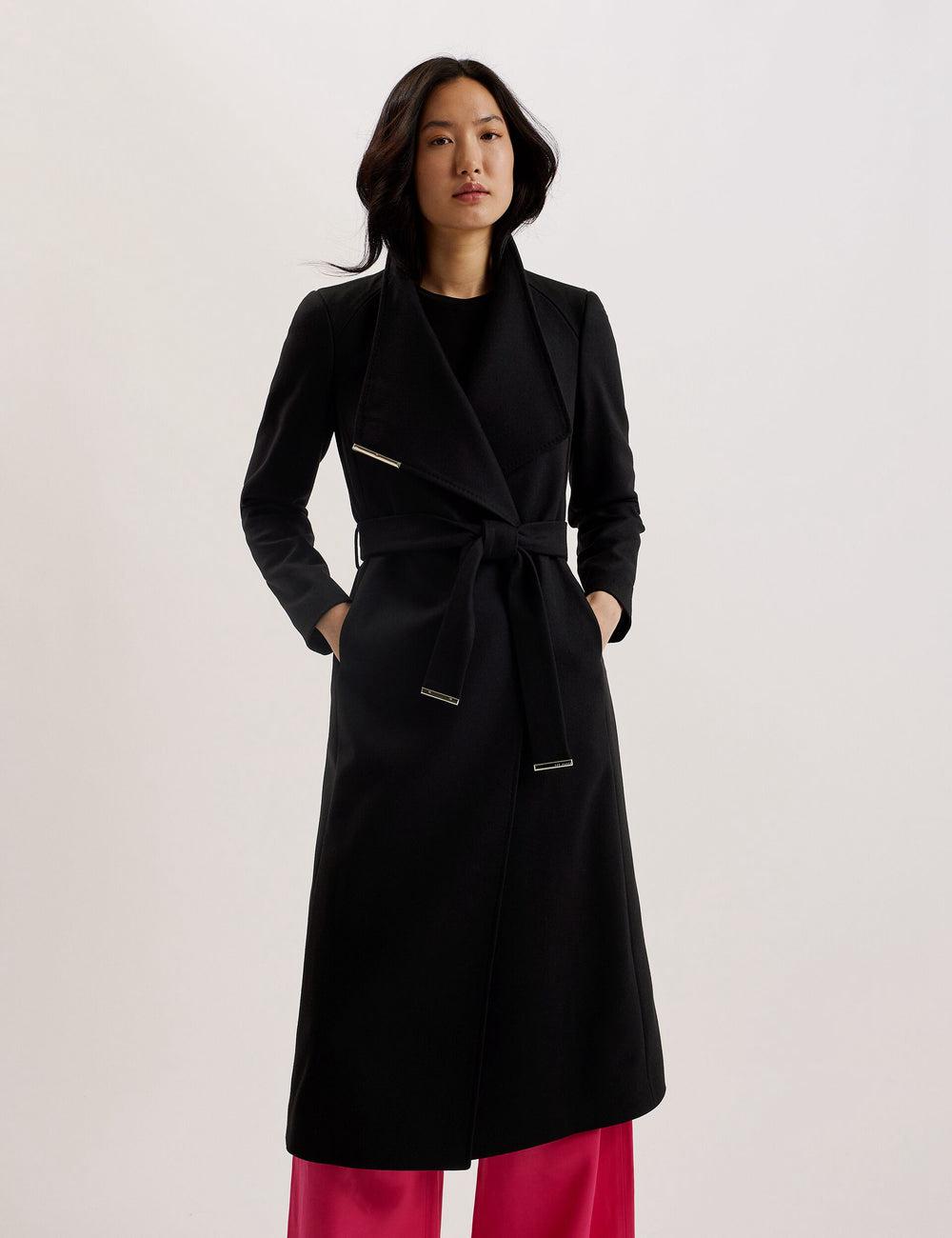 Ted Baker ROSELL Wool コート レディース 黒 | Japan  YATH-84350