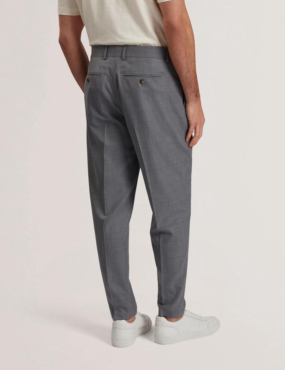 Ted Baker SELWYNT - Lightweight Wool Blend ズボン メンズ グレー | Japan  JVRC-27584