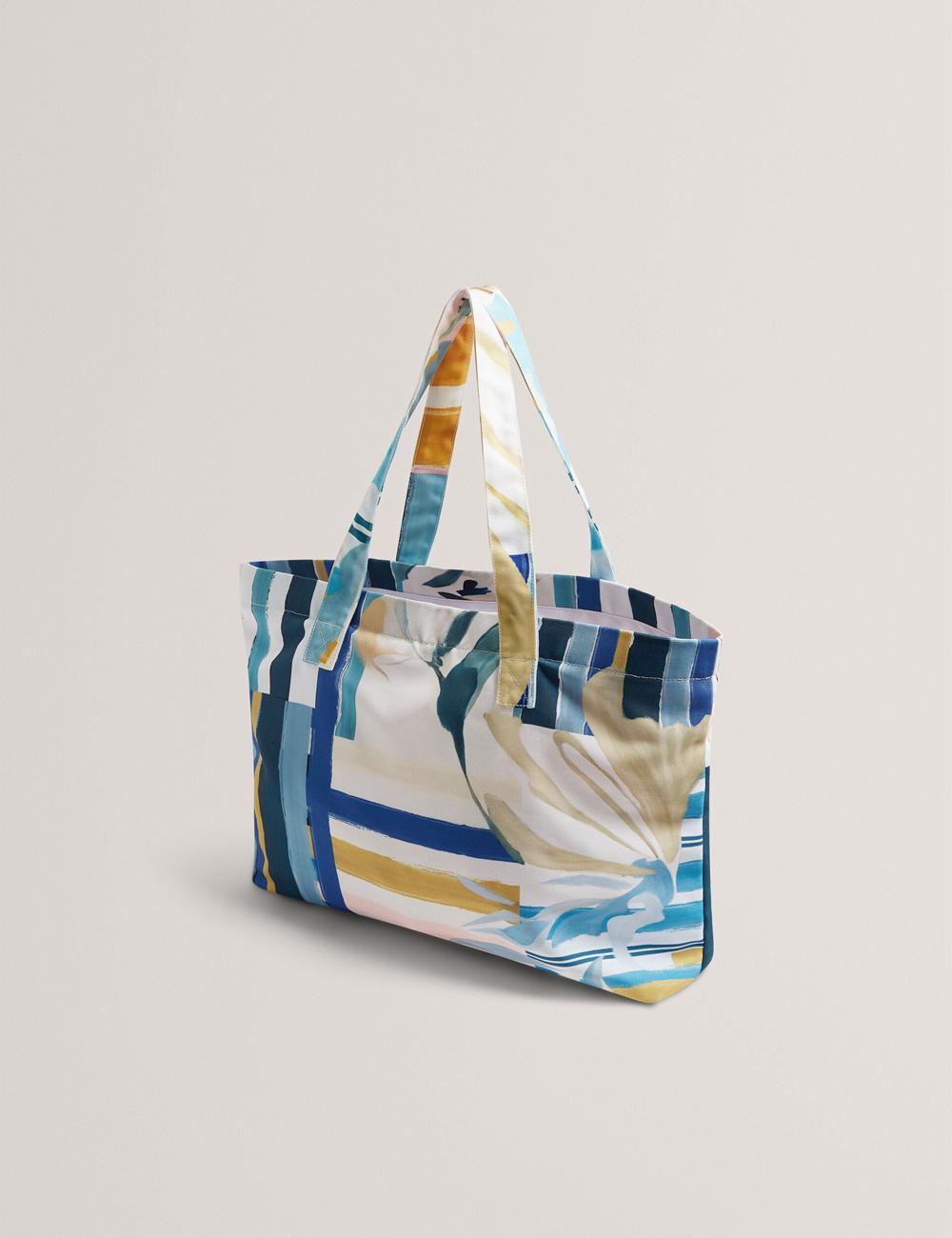 Ted Baker SHELYSS - Printed Beach & Flip Flops Set トートバッグ レディース 緑 | Japan  XNJY-90721