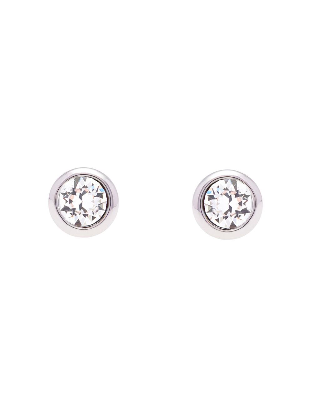 Ted Baker SINAA - Solitaire Crystal Stud ピアス レディース シルバー | Japan  BSMK-61374