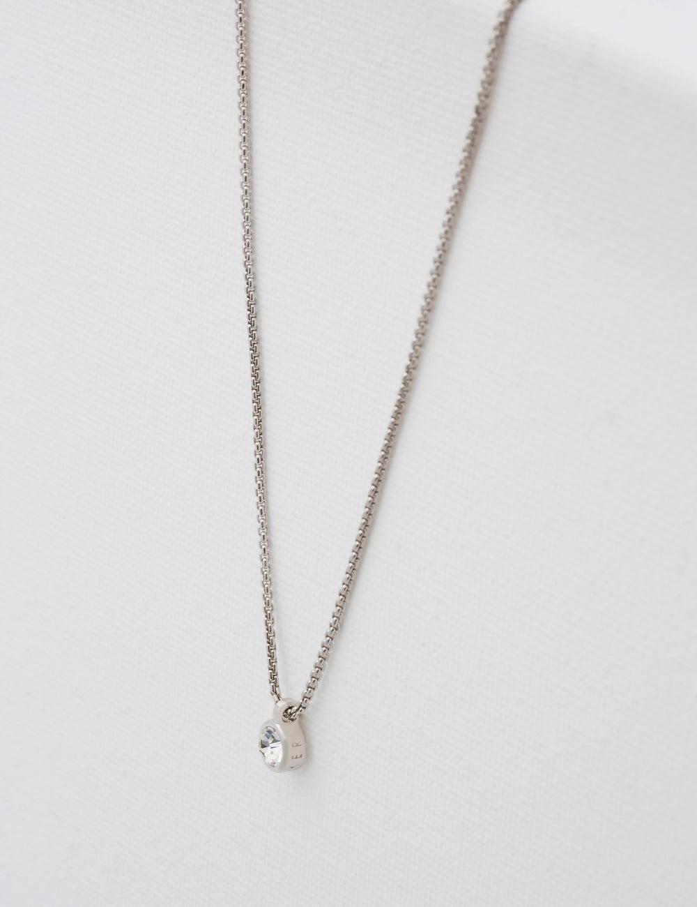 Ted Baker SININAA - Mini Crystal Pendant ネックレス レディース シルバー | Japan  YRLK-12603