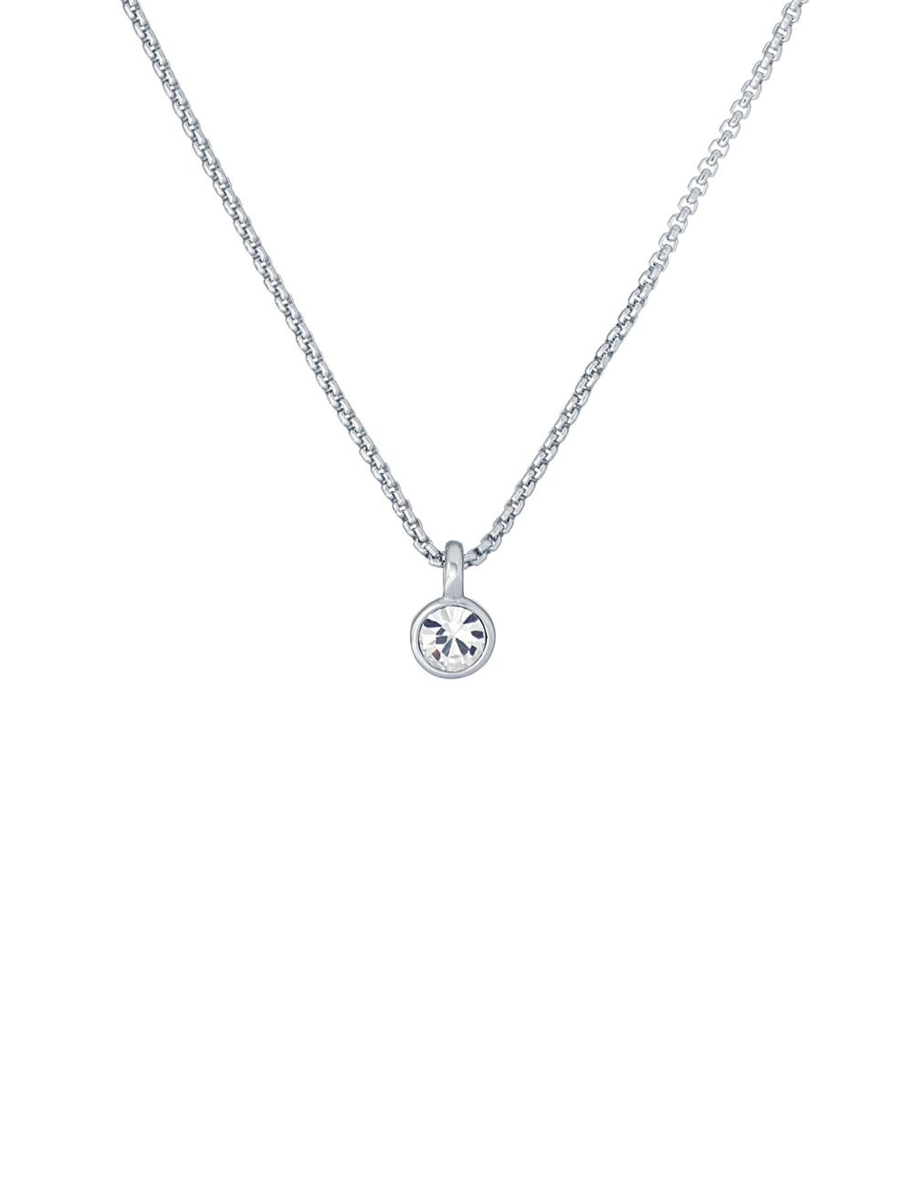 Ted Baker SININAA - Mini Crystal Pendant ネックレス レディース シルバー | Japan  YRLK-12603