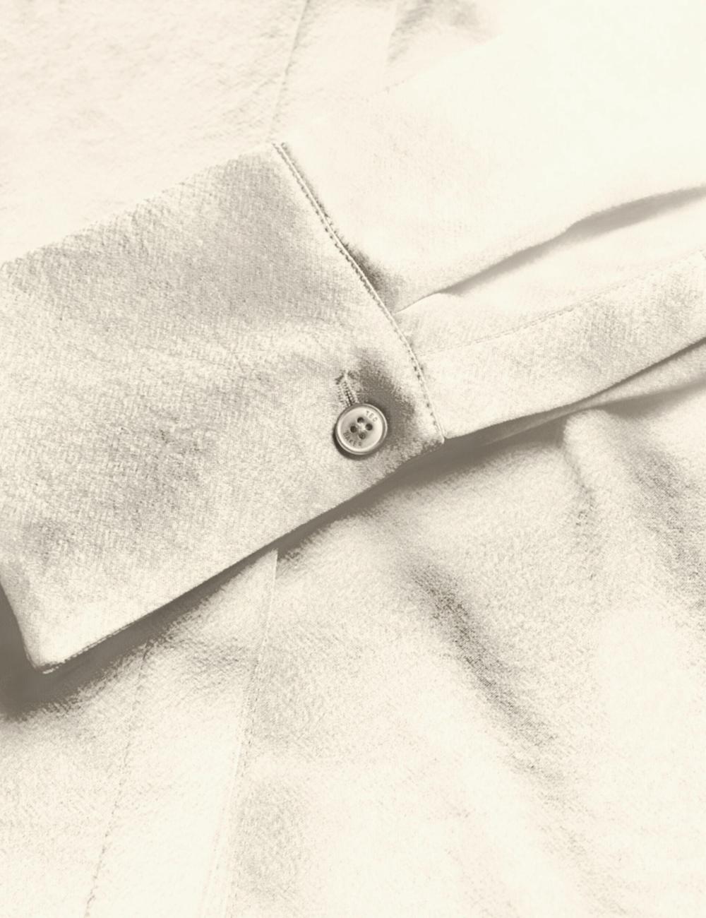 Ted Baker SONORA - Satin Longline Covered Placket シャツ レディース Ivory | Japan  GHRE-54612