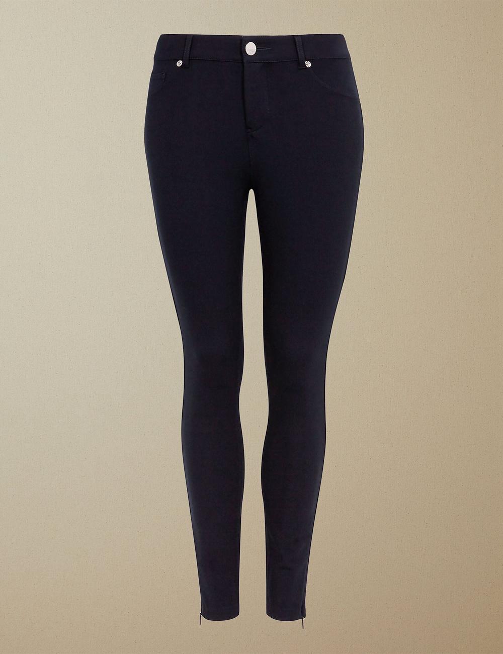 Ted Baker STRENTI - Skinny Fit Zip Cuff ズボン レディース 青 | Japan  MAZK-56310