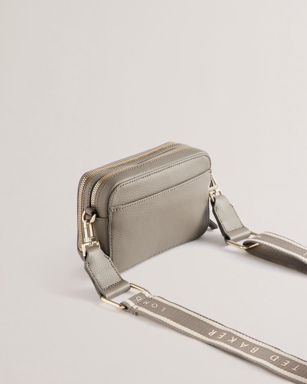 Ted Baker STUNNA - Mini Leather Crossbody Camera ショルダーバッグ レディース グレー | Japan  BWRC-02856