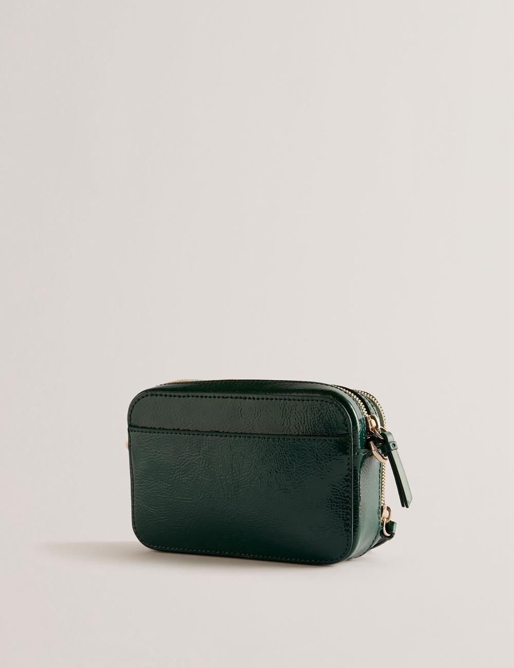 Ted Baker STUNWA - Patent Leather Webbing Camera カメラバッグ レディース 緑 | Japan  QBND-01258