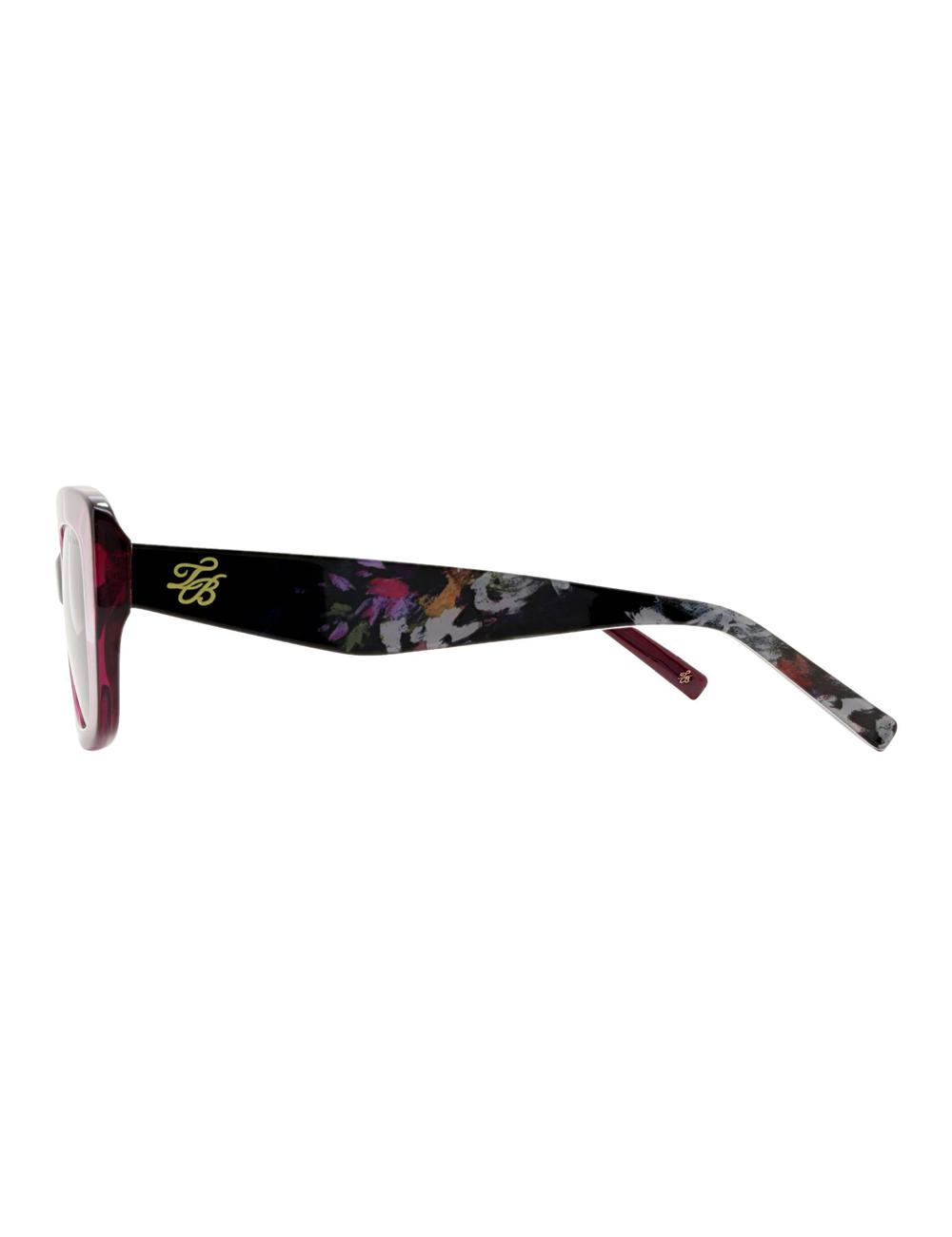 Ted Baker SUMMER - Print Detail Chunky Wrap サングラス レディース 紫 | Japan  ASNX-98365