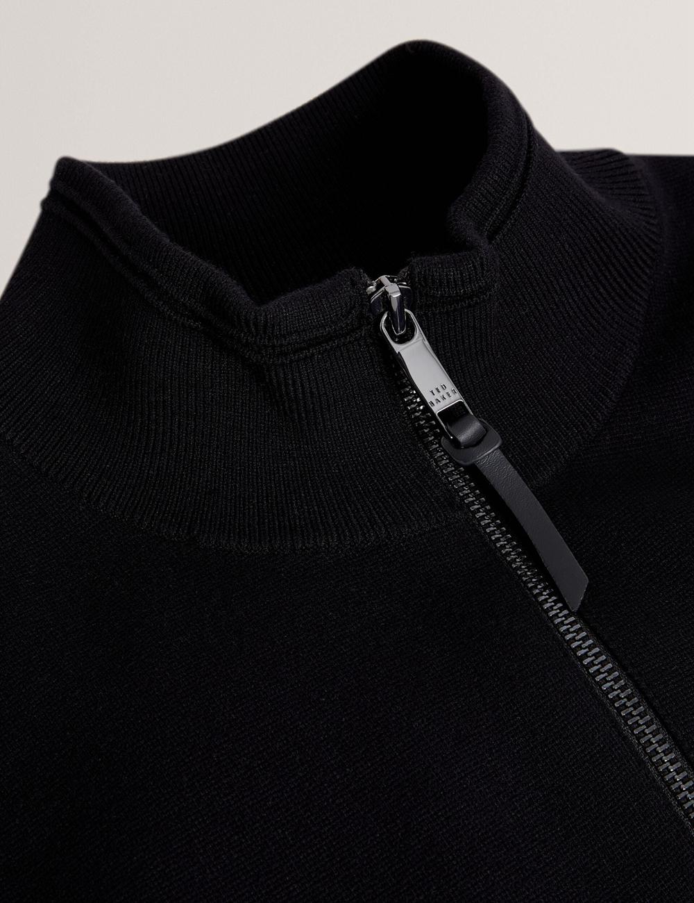 Ted Baker TERINCE - Zip-Through Funnel Neck Gillets メンズ 黒 | Japan  RKLE-01628