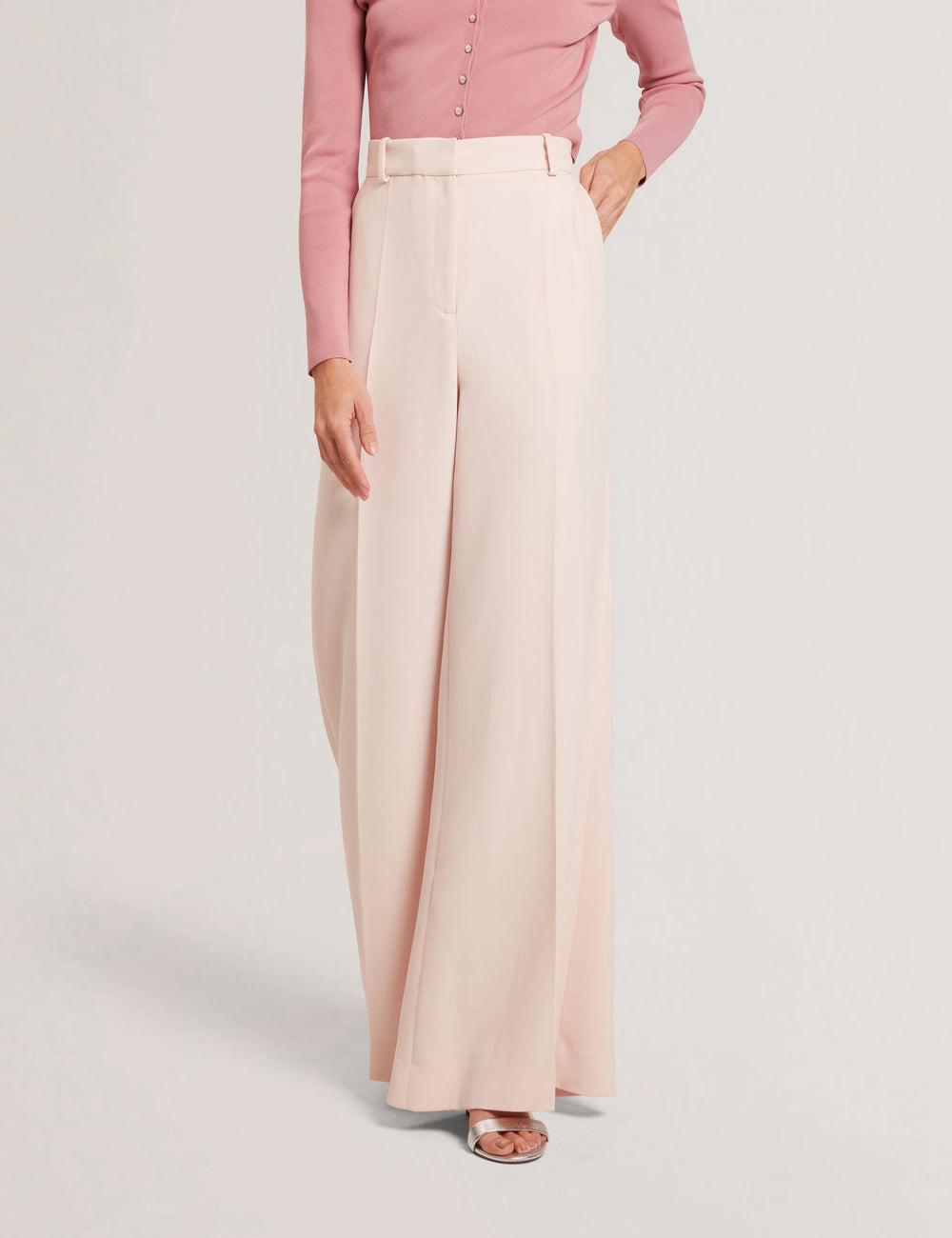 Ted Baker TRAGAT - Ultra Wide Leg Woven Tailored ズボン レディース ピンク | Japan  XQFG-91547
