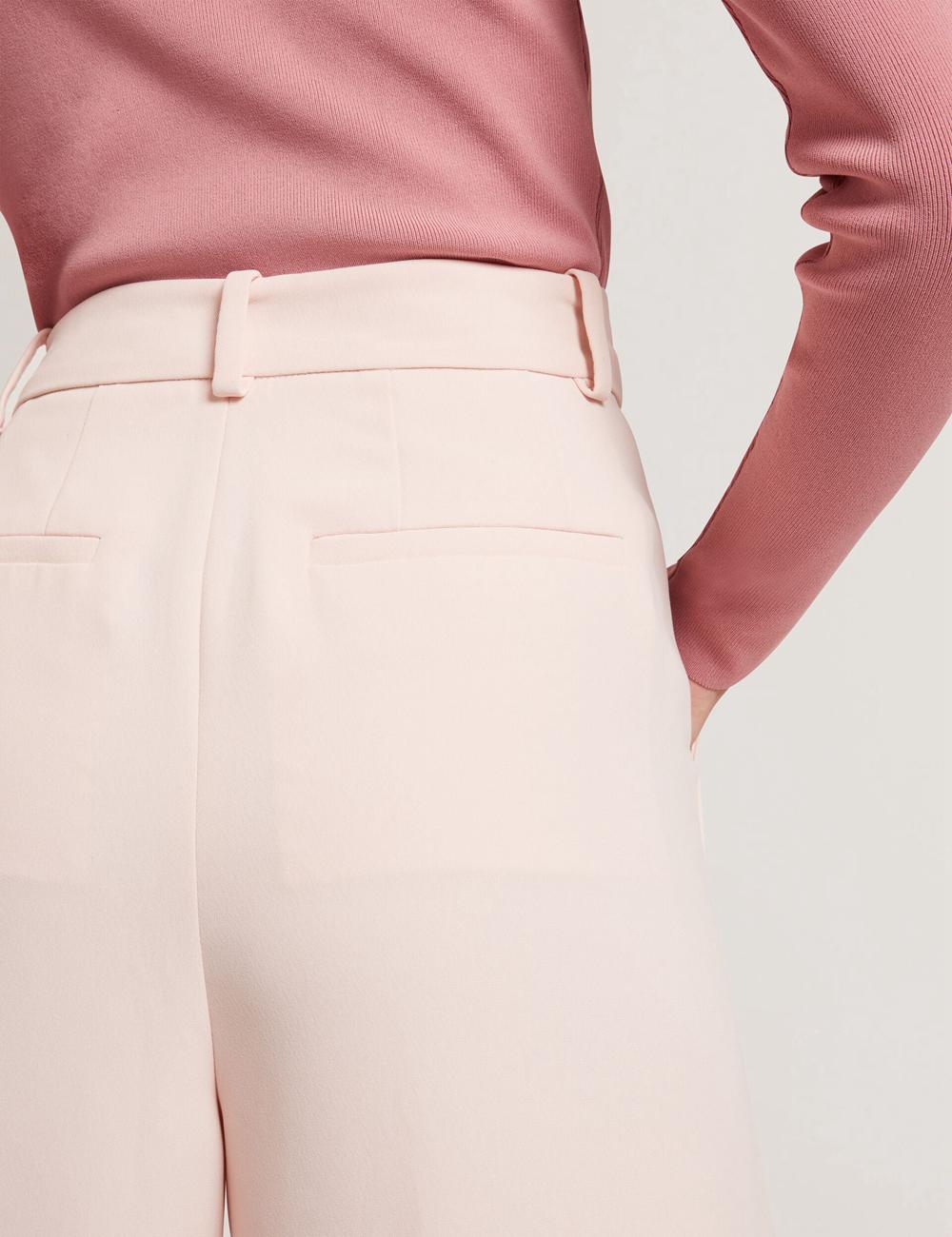 Ted Baker TRAGAT - Ultra Wide Leg Woven Tailored ズボン レディース ピンク | Japan  XQFG-91547