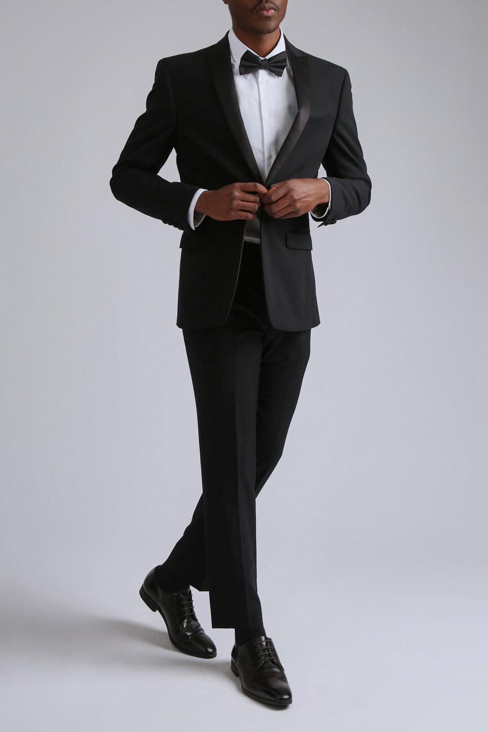 Ted Baker TUXEDO SLIM TS - Slim Fit Black Tuxedo Suit ズボン メンズ 黒 | Japan  UIEC-18394