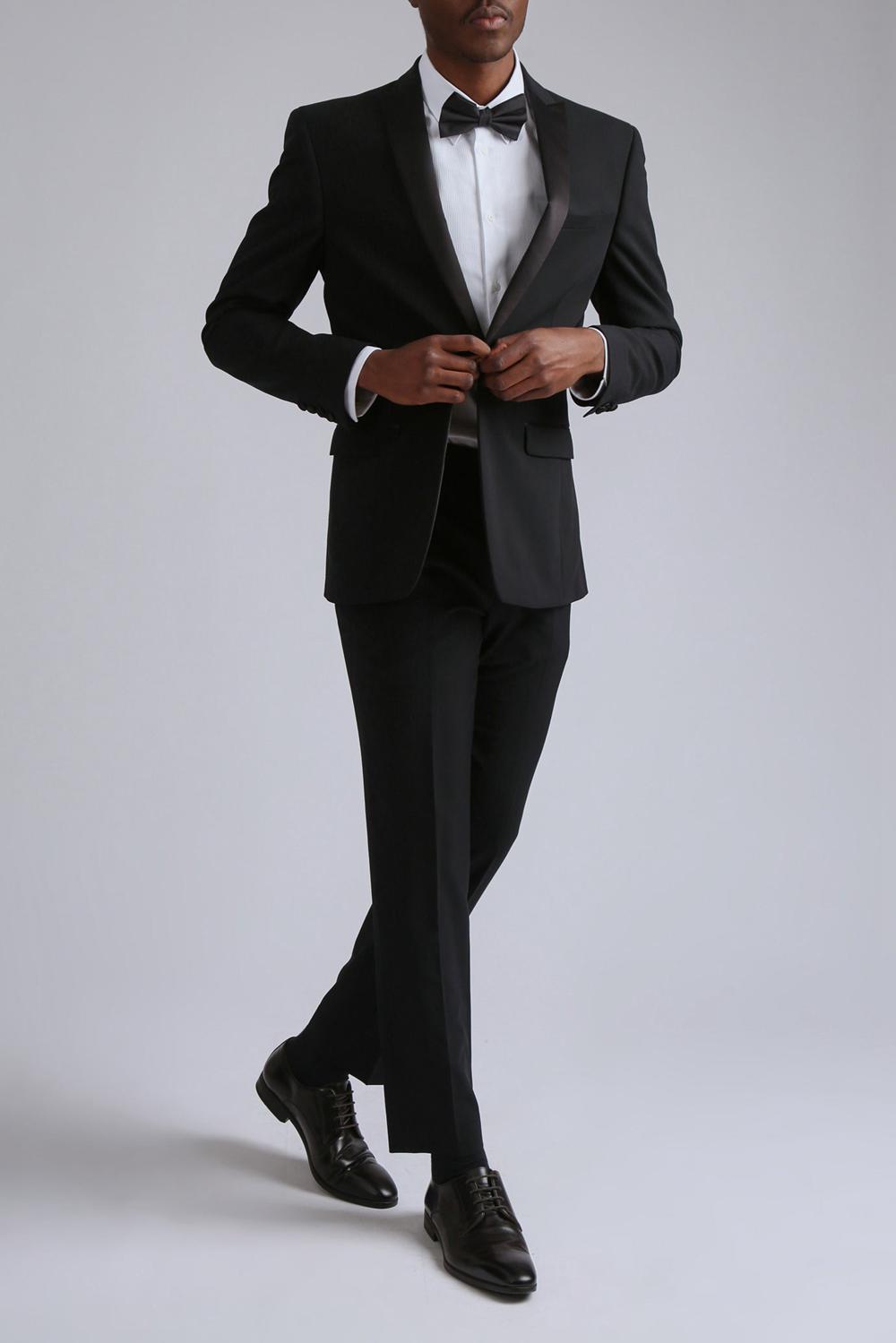 Ted Baker TUXEDO SLIM TS - Slim Fit Black Tuxedo Suit ズボン メンズ 黒 | Japan  UIEC-18394