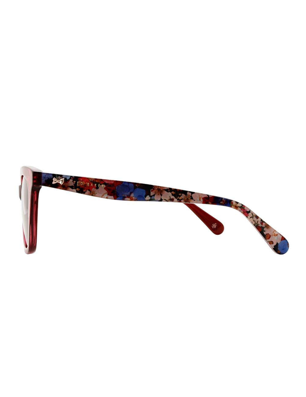 Ted Baker TYDE - Square Cat Eye Print Detail サングラス レディース Raspberry | Japan  LAKW-74893