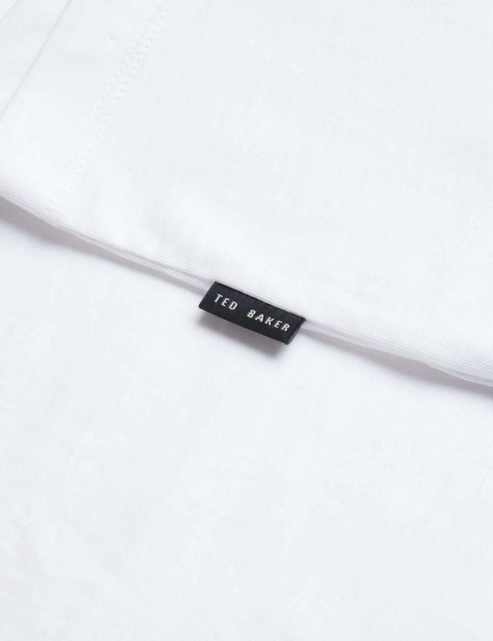 Ted Baker TYWINN - Classic Crew Neck Cotton Tシャツ メンズ 白 | Japan  QOHW-94678