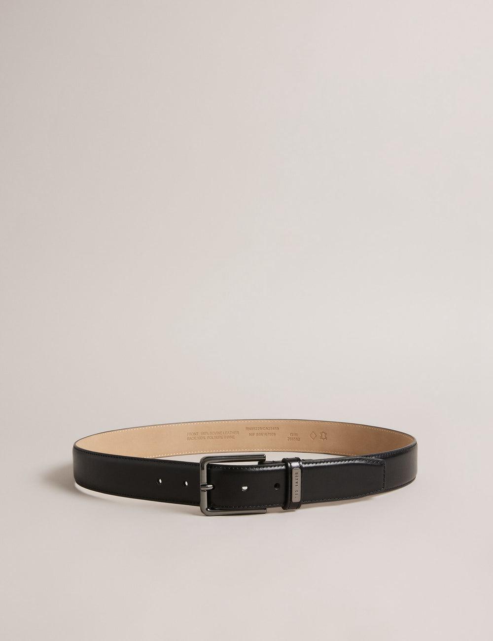 Ted Baker WIZERD | Japan  Polished Leather With Logo Hardware ベルト メンズ 黒 | Japan  IJHP-38021